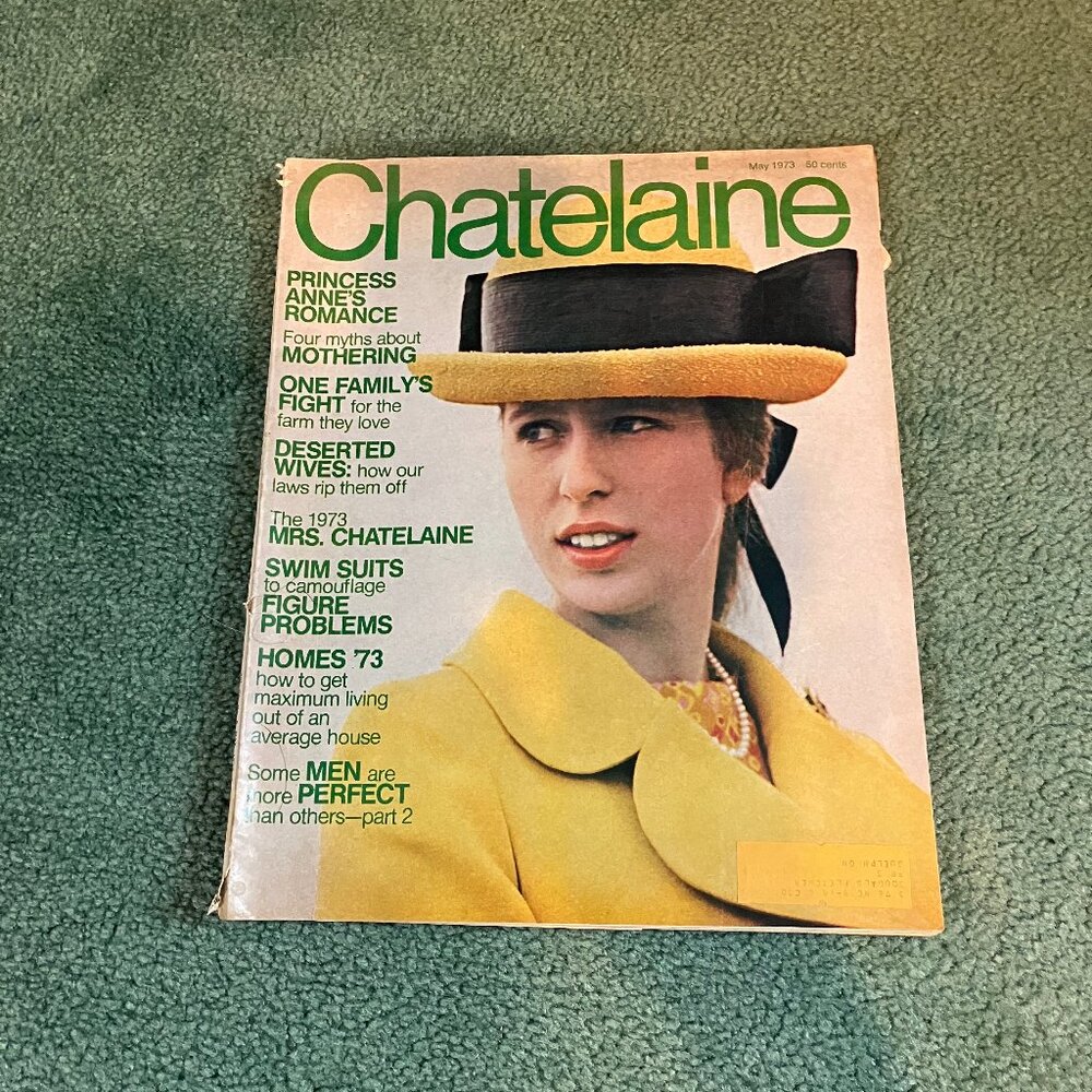Vintage Chatelaine Magazine from May 1973